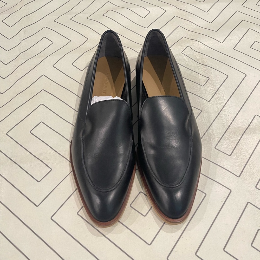 New Everlane Black Leather The Modern Loafers